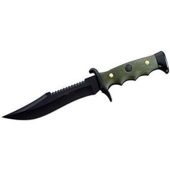 Nieto - Cuchillo con fijación para el cinturón, color verde y negro
