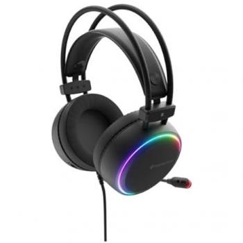 Auriculares Gaming Genesis NEON 613 G2 con micrófono, cableado, iluminación RGB y sonido de alta fidelidad - Negro