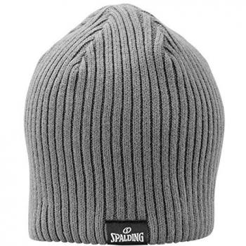 Spalding 300878101 Gorro, Unisex, Gris, Talla Única
