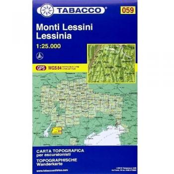 Mapa Excursionista y Topográfico de Monti Lessini 1:25.000 - Mapiberia f&b
