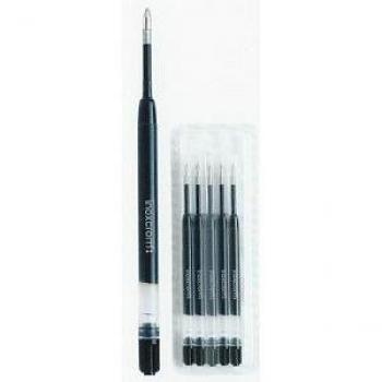 Inoxcrom Recambio Roller Gel Negro 0.7mm Pack de 5