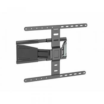 Soporte de Pared para TV de 43 a 90, Capacidad de 50 kg, Inclinación y Movimiento Completo, Color Negro