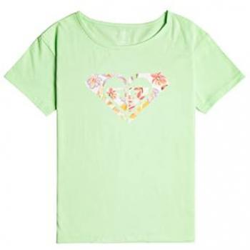 Camiseta Roxy Day and Night manga corta verde claro infantil para chicas de 4 a 16 años
