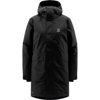 Haglöfs - Chaqueta de mujer Salix Proof Mimic Parka, chaqueta con capucha, color negro, talla S
