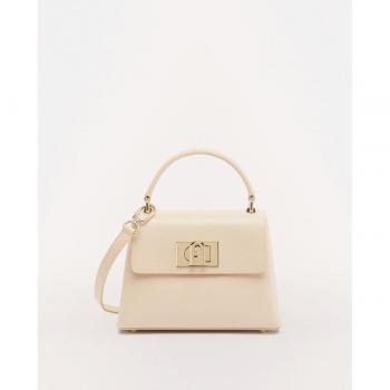 Furla 1927 Mini Top Handle Women's Shoulder Bag in Beige