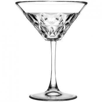 Set de 4 Copas Martini Estrella de Vidrio 22 cl, Apta para Lavavajillas