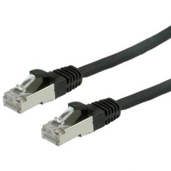 Cable de red Cat 6 S/FTP PIMF negro 7m, libre de halógenos y retardante de llama