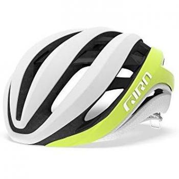 Giro - Aether MIPS - Casco de Carretera, Aether MIPS, Unisex Adulto, Color Citron Mate/Blanco, tamaño Large/59-63 cm