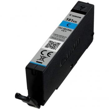 Canon CLI-581XXL C Cartucho tinta original Cian XXL impresora inyeccion tinta PIXMA TR7550-8550-TS705-6150/51-6250/51-6350/51-8150/51/52-8250/51/52-8350/51/52-9150/55-9550-9551C