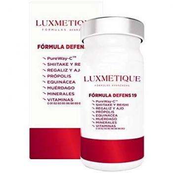 Luxmetique Fórmula Defens19- complemento alimenticio a base de 19 activos específicos para reforzar y estimular el sistema inmune. 54G - 60cápsulas