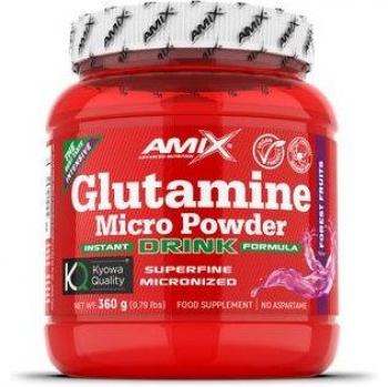 Amix Glutamine Powder Drink Frutas del Bosque 360g
