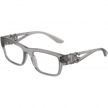 Dolce & Gabbana DG5110 Col. 3160 Unisex Squadrata Grigio Eyewear - Men's Eyeglasses Clear Size 51 (Frame Only) - Blue Light Block Available