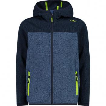 CMP Children's Hooded Jacket 33H583 Black Blue
