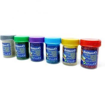 Pelikan 64989 - Set témpera glitter, con purpurina