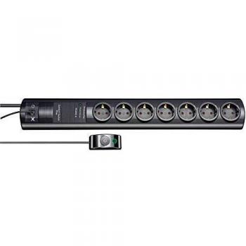 Brennenstuhl Primera-Tec Comfort Switch Plus regleta de enchufes con 7 Tomas de Corriente y protección sobretensión