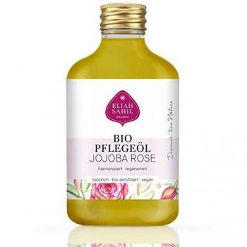 Eliah Sahil Organic - Aceite de cuidado orgánico - Jojoba y rosa - 100 ml