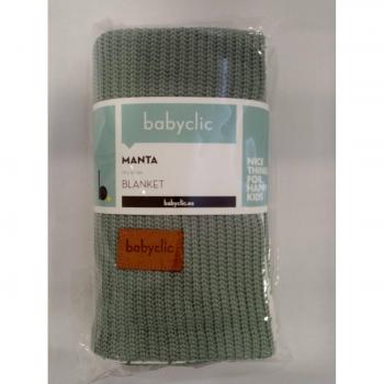 Manta Tricot Menta Babyclic