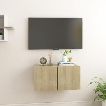 vidaXL Mueble de salón colgante 60x30x30 cm color roble Sonoma, Mueble de TV, Mueble Televisor, Mesa de TV