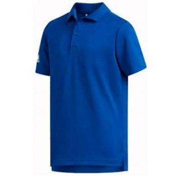 adidas Boys Solid Tournament Polo, Azul