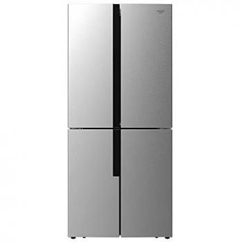 Frigorífico Americano 4 Puertas Bolero CoolMarket 454L Inox, Compresor Inverter, No Frost, Congelación Ultrarrápida, Altura 181.5 cm