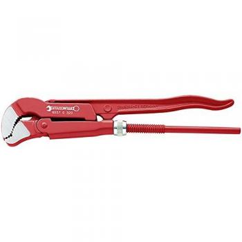 Llave para Tubos Stahlwille S-Maul-Rohrzange 330mm, Mordaza Max. 40mm, Cabeza y Mangos Pulidos en Rojo