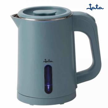 Hervidor de Agua Eléctrico JATA JEHA1808, 1000W, 0.8L, Color Azul Aqua
