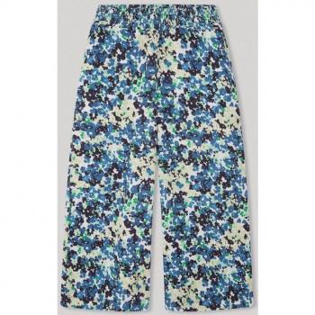 Pepe Jeans - Pantalón Otilie azul de niña con diseño ancho y cintura elástica
