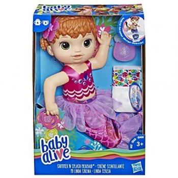 Baby Alive- Shimmer N Splash Sirena RH, Multicolor