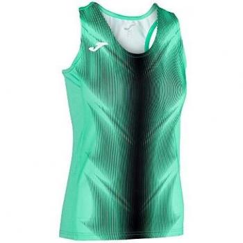 Joma Olimpia Camisetas, Niñas, Verde-Negro, 4XS-3XS
