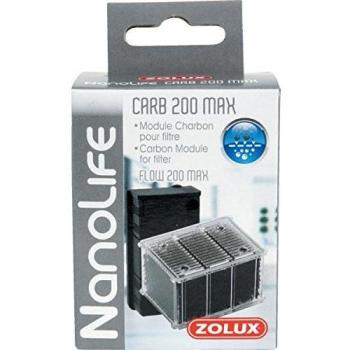 Cartucho de carbón activo NANOLIFE 200 MAX para acuario de agua fría - pre-filtración eficaz
