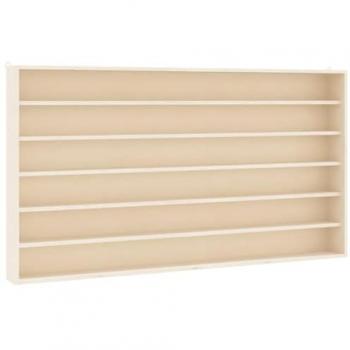 Mueble expositor de pared con 6 estantes, dimensiones 100x8,5x55 cm, color y diseño moderno