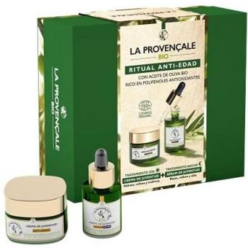la Provençale Bio Pack Anti Edad Crema de Juventud 50Ml y Sérum de Noche 30Ml con Aceite de Oliva Bio Rico en Polifenoles Antioxidantes
