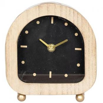 Reloj de Mesa Ovalado Gris Signes Grimalt 16x15x5cm ORIGEN Home Decor