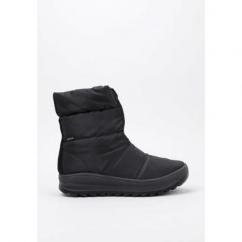 IMAC 459058 Negro Mujer Autumn/Winter 23 Bota Esquimal - Botas Invernales - Corte en Cuero - Forro en Textil - Mantener el Calor - Pies Calentitos