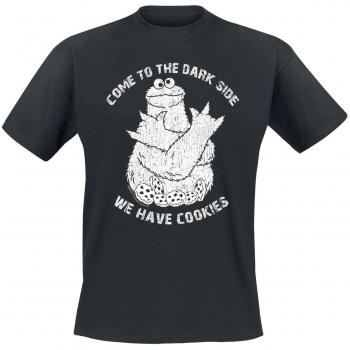 Sesame Street Barrio Sesamo Krümelmonster - Come To The Dark Side Camiseta Negro S