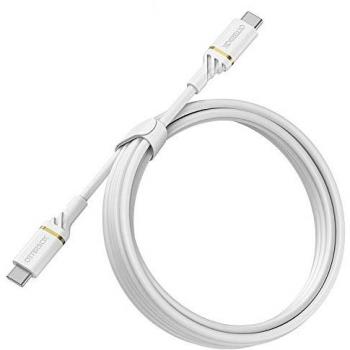 Cable Reforzado USB-C a USB-C de 2m, Carga Rápida, Ultra Resistente, Color Blanco