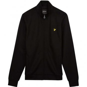 Lyle & Scott Men's Fleece Lined Funnel Neck Jacket in Black