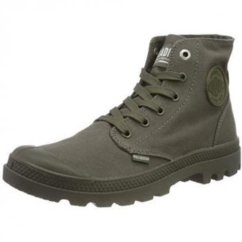 Palladium Mono Chrome Olive Night Lace-Up Ankle Boots