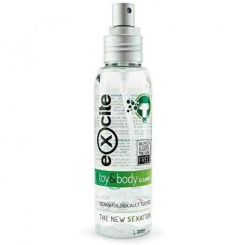 EXCITE Limpiador desinfectante de accesorios íntimos y copa menstrual. Antibacteriano y antiséptico con Aceite de Árbol de Té. Sin alcohol ni sulfatos. 100ml