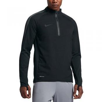 Nike M Nk Arolyr Rpl Strke Dril - Top de manga larga para hombre, color negro, talla L