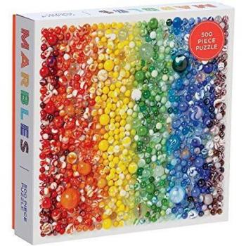 Rainbow Marbles 500 Piece Puzzle