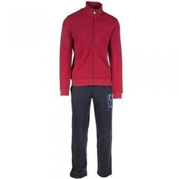 Emporio Armani EA7 chándal con pantalones y sudadera fashion hombre nuevo rojo EU M