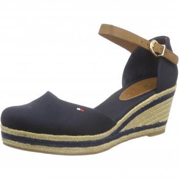 Tommy Hilfiger E1285Lba 18D - Sandalias para mujer, color midnight, talla 39
