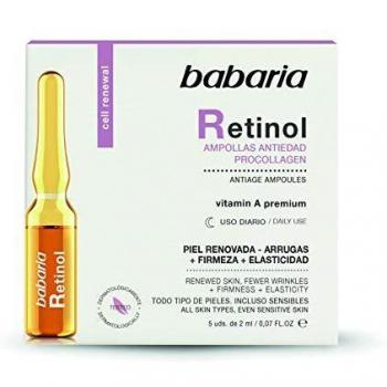 Babaria – Ampollas faciales antiedad con retinol – 10 ml