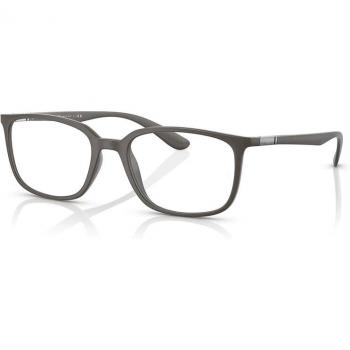 Ray-Ban RX7208 8063 Unisex Eyeglasses Brown Size 52 with Blue Light Block Available