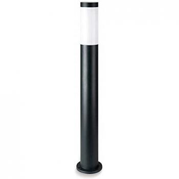 Poller LED Jardín 80cm E27 IP44 Acero Inoxidable Negro V-TAC VT-838