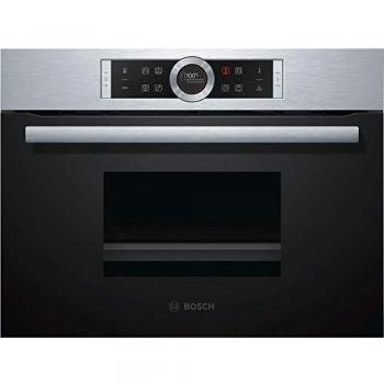 Horno de Vapor Integrado Bosch CDG634AS0 45 cm, Acero Inoxidable, AutoPilot20, TFT-Display
