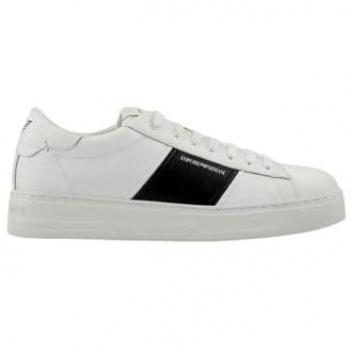 Emporio Armani Men's White Sneakers X4X570 XN840 Size 11-12
