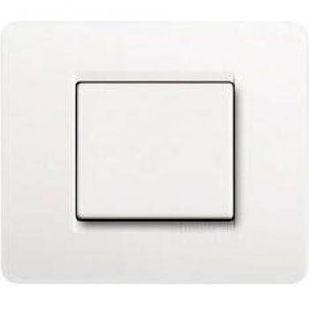 Bticino matix - Placa 2 módulos matix blanco
