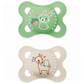 MAM Original Pure Chupete Silicona 2-6M Neutro 2uds